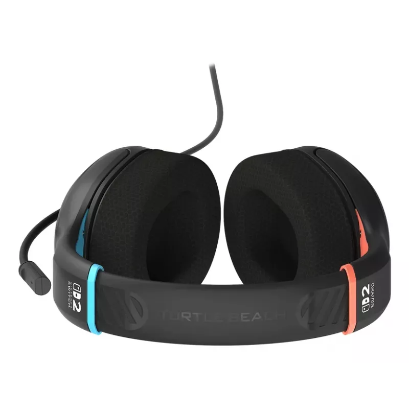 Peakomplekt Turtle Beach Airlite Fit Charcoal Must juhtmega mänguritele ümberpööratav vaigistusmikrofon kõrvapealne mugavus