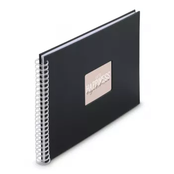 Hama Fine Art fotoalbum Must 300 lehte 10 x 15 cm Spiraalköide