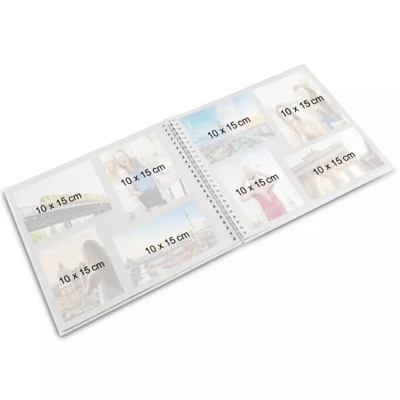 Hama Fine Art fotoalbum valge 300 lehte 10 x 15 cm spiraalköide