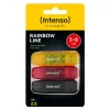 Intenso Rainbow Line USB-mälupulk 8 GB, USB-A 2.0, mitmevärviline