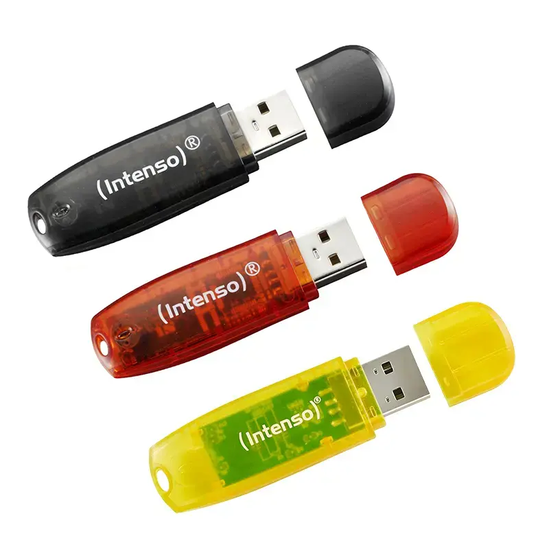 Intenso Rainbow Line USB-mälupulk 8 GB, USB-A 2.0, mitmevärviline