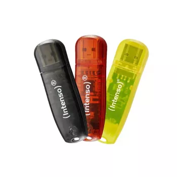 Intenso Rainbow Line USB-mälupulk 8 GB, USB-A 2.0, mitmevärviline