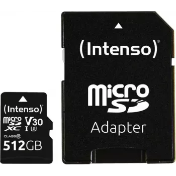 MicroSDXC-kaart Intenso 512GB UHS-I Class 10 3433493
