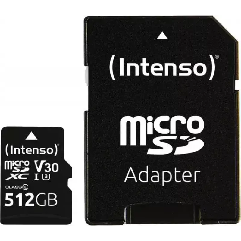 MicroSDXC-kaart Intenso 512GB UHS-I Class 10 3433493