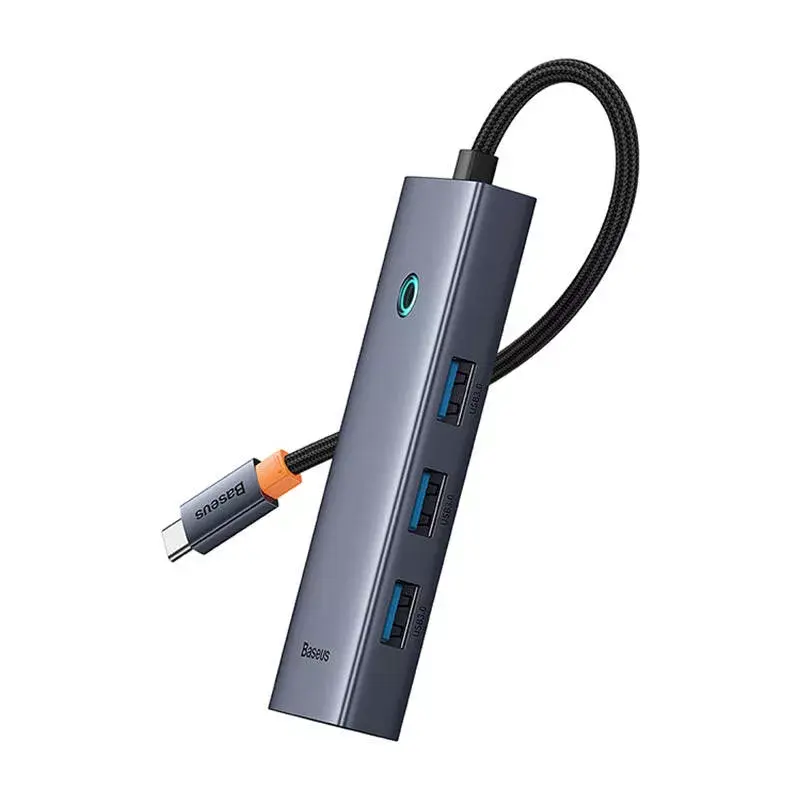 Baseus 4in1 Hub UltraJoy USB-C – USB 3.0 hall kaabel