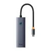 Baseus 4in1 Hub UltraJoy USB-C – USB 3.0 hall kaabel