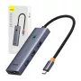 Baseus 4in1 Hub UltraJoy USB-C – USB 3.0 hall kaabel