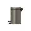Prügikast Brabantia 113246 3 L ümmargune plaatina