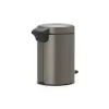 Prügikast Brabantia 113246 3 L ümmargune plaatina