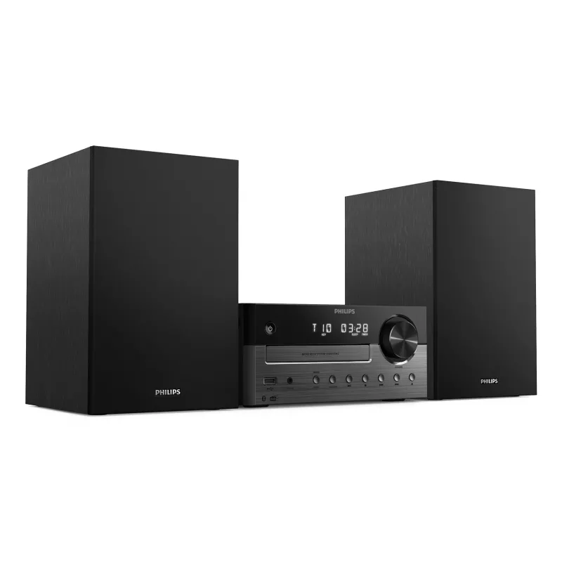 Philips TAM4505M2/12 kodune helisüsteem Kodune heli mikrosüsteem 80 W Must, Tumehall