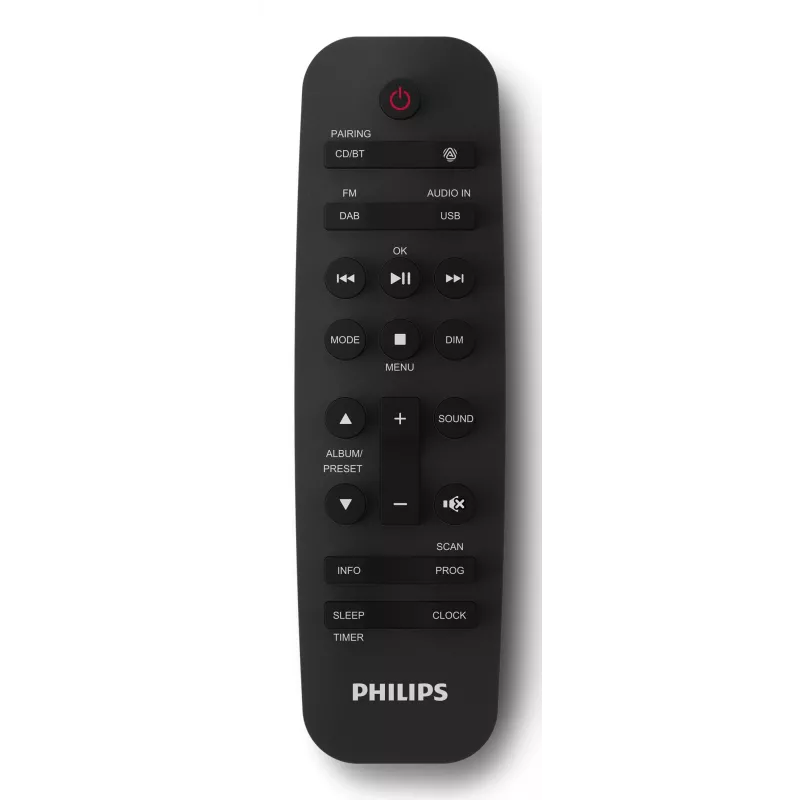 Philips TAM4505M2/12 kodune helisüsteem Kodune heli mikrosüsteem 80 W Must, Tumehall
