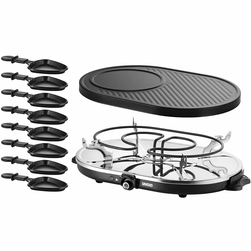 Raclette-grill Unold Raclette Gourmet 1200W 220-240V 50/60Hz