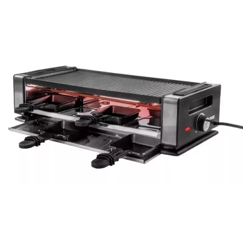 Raclette grill Unold Delice Basic 1200 W 8 inimest Must Roostevaba teras