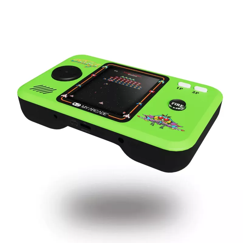 Pihukonsool My Arcade GALAGA Pocket Player Pro — 2,75-tolline (6,98 cm) ekraan, D-pad, 3,5 mm, USB/AA-aku