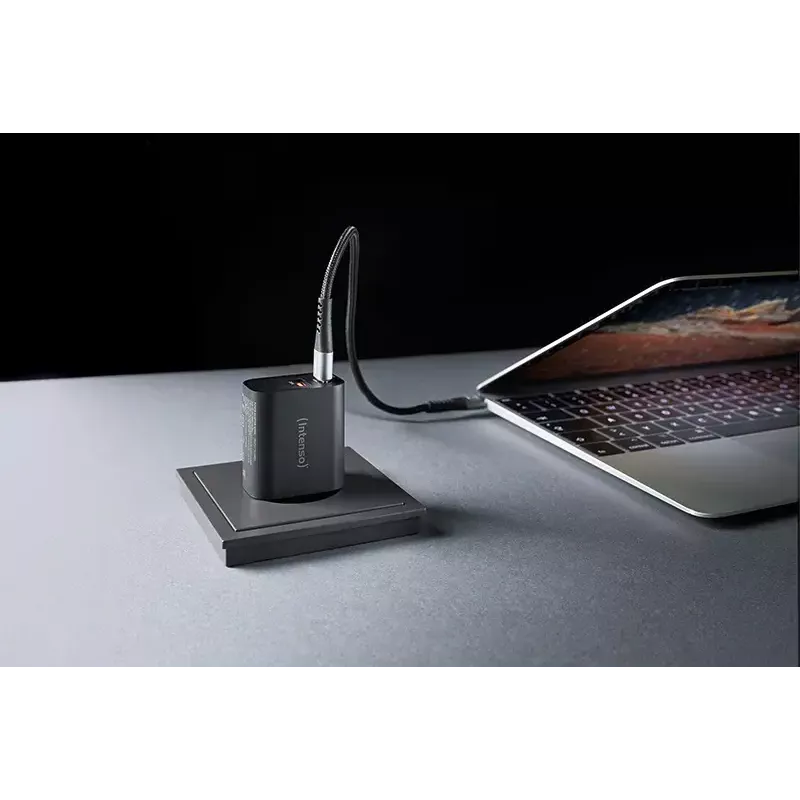 Toiteadapter Intenso W30AC 30W USB-A USB-C Must