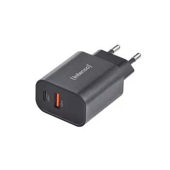 Toiteadapter Intenso W30AC 30W USB-A USB-C Must