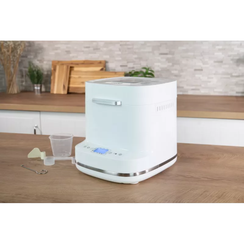 Leivaküpsetaja Unold Esge Backmeister Bernd 68120 — 550 W, max päts 1 kg, valge, plastkorpus