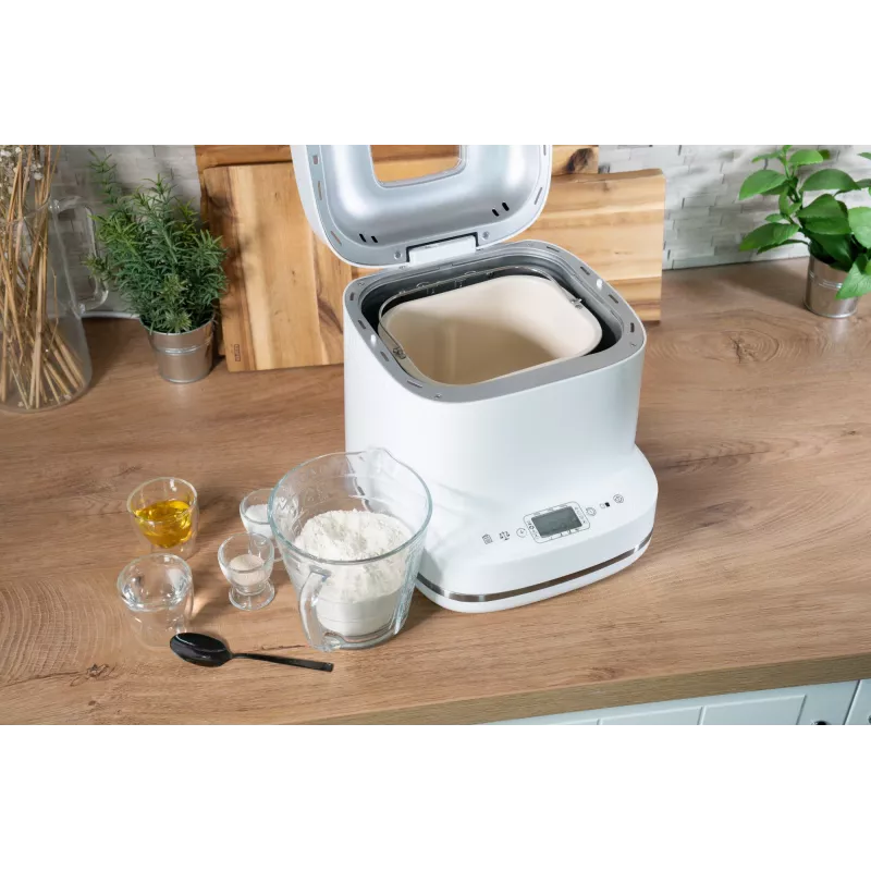 Leivaküpsetaja Unold Esge Backmeister Bernd 68120 — 550 W, max päts 1 kg, valge, plastkorpus