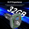 Vention 3-pordiline USB-autolaadija (USB-C + 2× USB-A) 30W/18W/5W must