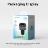 Vention 3-pordiline USB-autolaadija (USB-C + 2× USB-A) 30W/18W/5W must