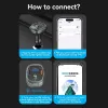 Vention 3-pordiline USB-autolaadija (USB-C + 2× USB-A) 30W/18W/5W must