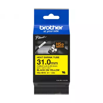 Printeri lint Brother HSe-661E Must 3,1 cm x 1,5 m