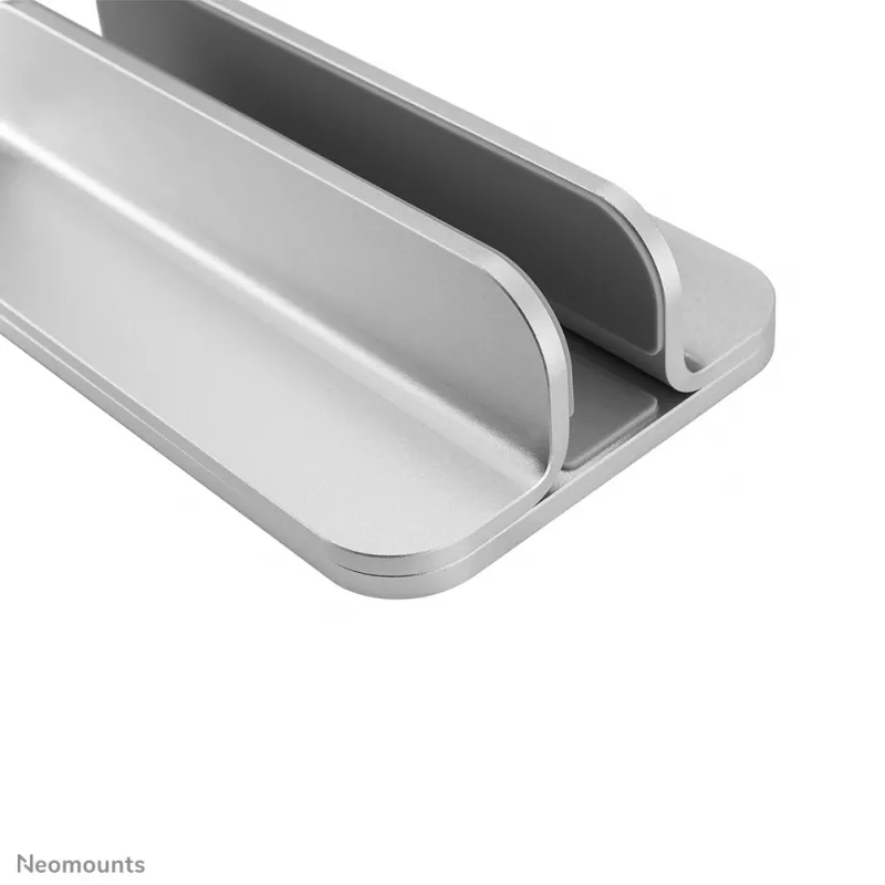 Sülearvutihoidja Neomounts NSLS300SILVER 11–17 tolli, alumiinium, kõrgus 0–42 mm, laius 0–150 mm, sügavus 0–92 mm, hõbedane
