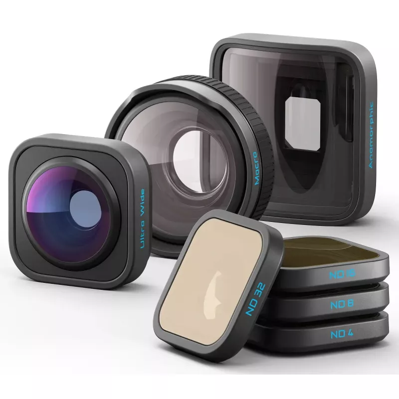 GoPro HERO13 Must ülilai makro anamorfne ND-filter objektiiv