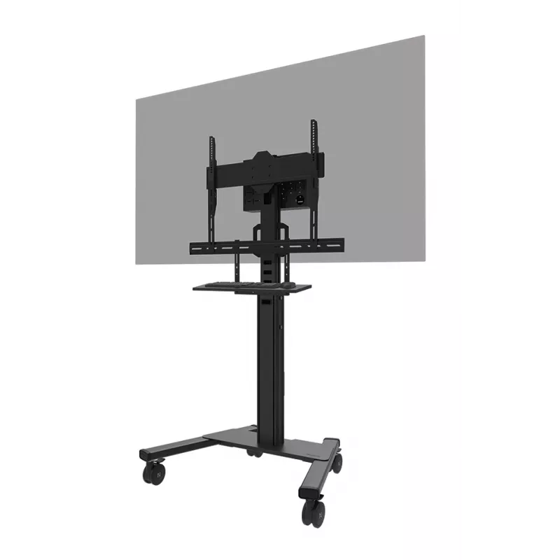 Riiuli klaviatuurikomplekt Neomounts AV40-500BL 43–110-tollistele ekraanidele, VESA kuni 600x400, max koormus 2,5 kg, 900×279×640 mm