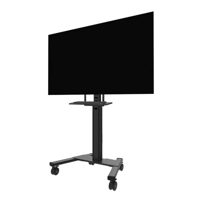 Riiuli klaviatuurikomplekt Neomounts AV40-500BL 43–110-tollistele ekraanidele, VESA kuni 600x400, max koormus 2,5 kg, 900×279×640 mm
