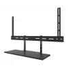 Riiuli klaviatuurikomplekt Neomounts AV40-500BL 43–110-tollistele ekraanidele, VESA kuni 600x400, max koormus 2,5 kg, 900×279×640 mm