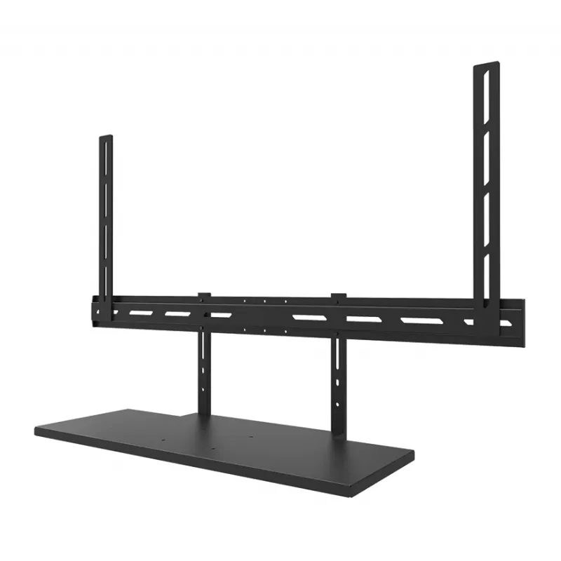 Riiuli klaviatuurikomplekt Neomounts AV40-500BL 43–110-tollistele ekraanidele, VESA kuni 600x400, max koormus 2,5 kg, 900×279×640 mm