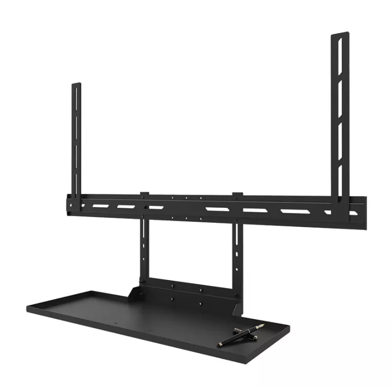 Riiuli klaviatuurikomplekt Neomounts AV40-500BL 43–110-tollistele ekraanidele, VESA kuni 600x400, max koormus 2,5 kg, 900×279×640 mm
