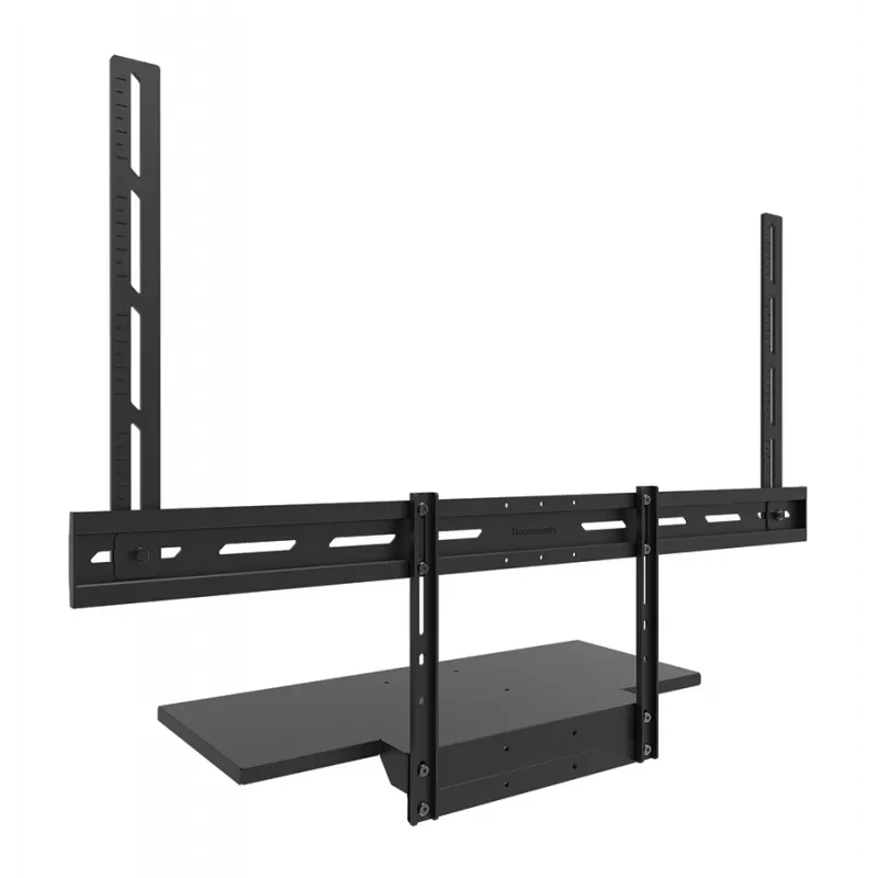 Riiuli klaviatuurikomplekt Neomounts AV40-500BL 43–110-tollistele ekraanidele, VESA kuni 600x400, max koormus 2,5 kg, 900×279×640 mm