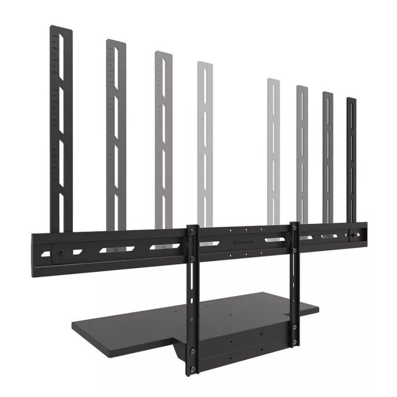 Riiuli klaviatuurikomplekt Neomounts AV40-500BL 43–110-tollistele ekraanidele, VESA kuni 600x400, max koormus 2,5 kg, 900×279×640 mm