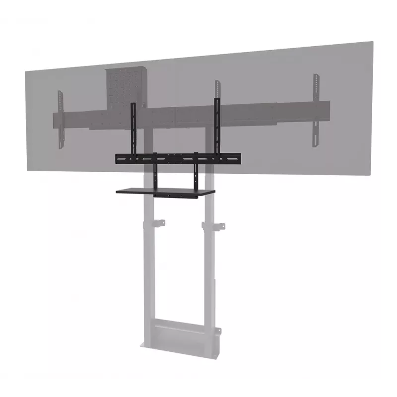 Riiuli klaviatuurikomplekt Neomounts AV40-500BL 43–110-tollistele ekraanidele, VESA kuni 600x400, max koormus 2,5 kg, 900×279×640 mm