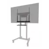 Riiuli klaviatuurikomplekt Neomounts AV40-500BL 43–110-tollistele ekraanidele, VESA kuni 600x400, max koormus 2,5 kg, 900×279×640 mm