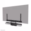 Videobaari ja sülearvutiriiuli komplekt Neomounts AV60-500BL 43–110-tollistele ekraanidele, VESA kuni 600x400, maks. kandevõime 8 kg, laius 900 mm