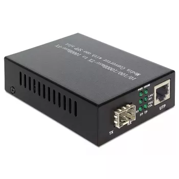 Meediumimuundur DeLOCK 1000Base-T to SFP 1000 Mbit/s Must