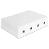 Pistikupesakarp DeLOCK 86208 valge