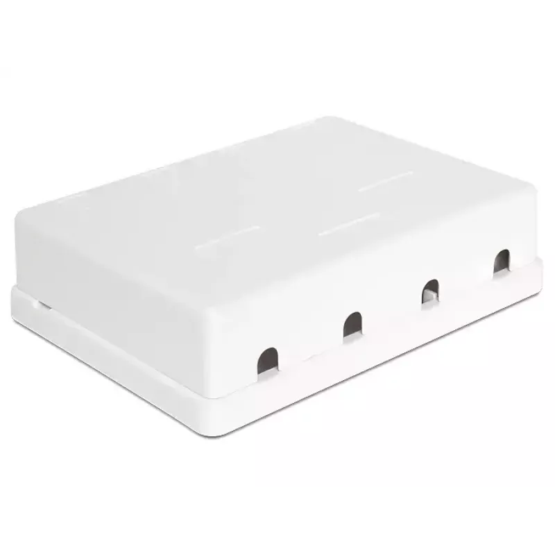 Pistikupesakarp DeLOCK 86208 valge