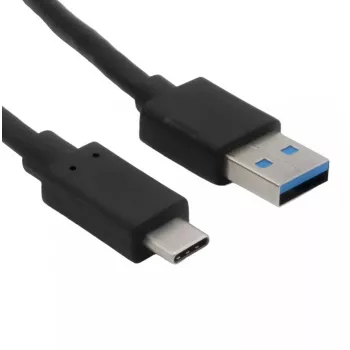 USB-kaabel Helos 181542 USB 3.2 Gen 2, 1 m, USB A – USB C, must