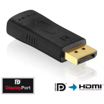 DisplayPort-HDMI-adapterkaabel Innovation IT PI150 — DP-HDMI-le, kullatud kontaktidega, must