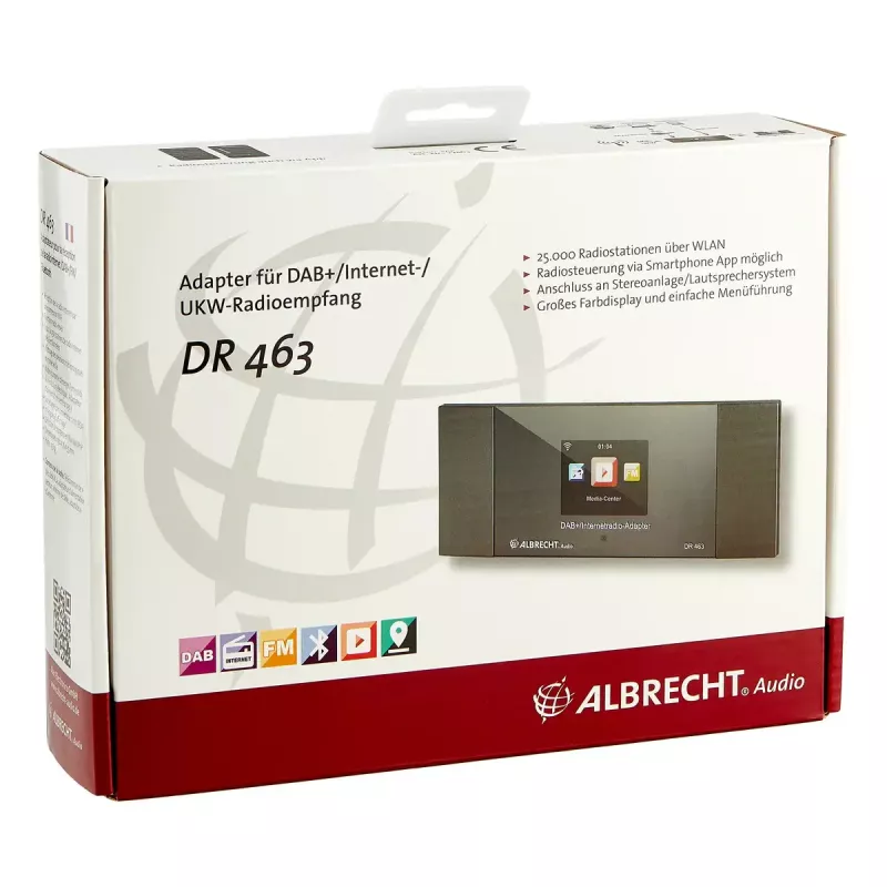 Albrecht DR 463 kaasaskantav digitaalne hall