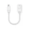 USB-kaabel PureLink IS230 0,1 m USB-C – USB-A, valge