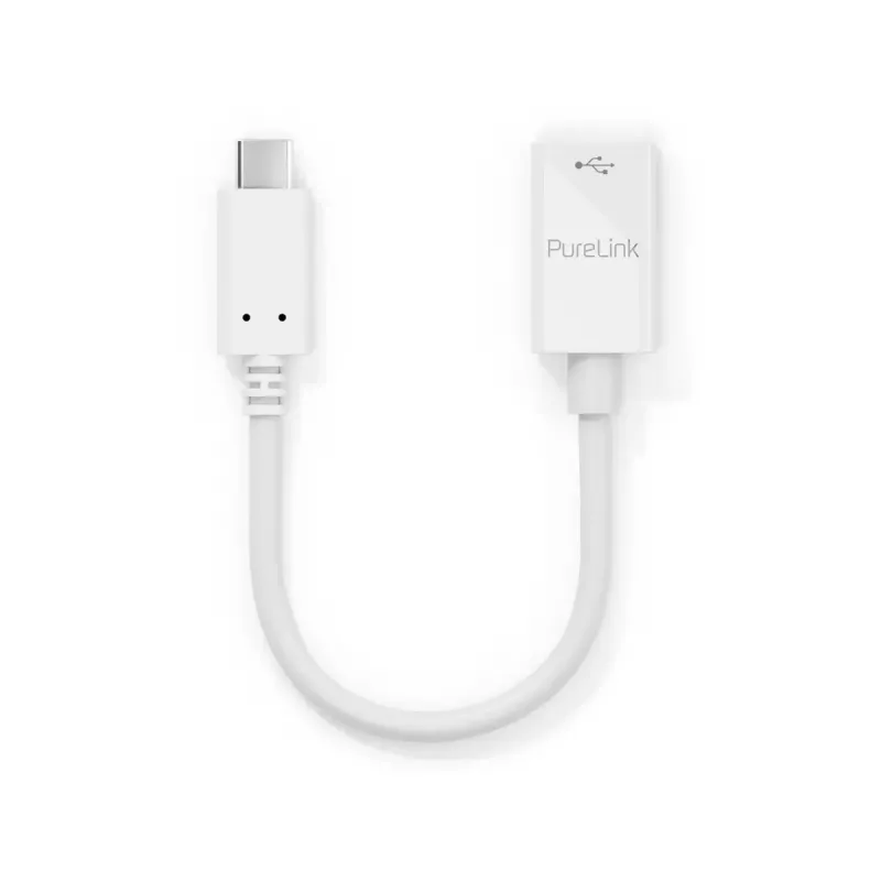 USB-kaabel PureLink IS230 0,1 m USB-C – USB-A, valge