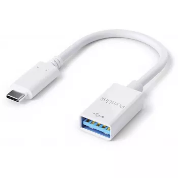 USB-kaabel PureLink IS230 0,1 m USB-C – USB-A, valge