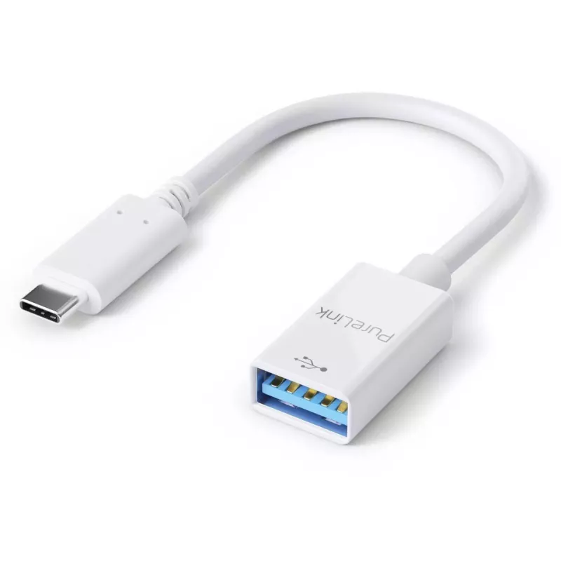 USB-kaabel PureLink IS230 0,1 m USB-C – USB-A, valge