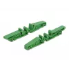 Kinnituskomplekt DeLOCK 66262 roheline plastik