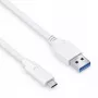 USB-kaabel PureLink IS2610-010 USB 3.2 Gen 2 1m USB C USB A Valge